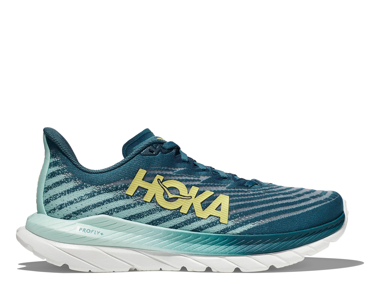 NEW HOKA Men\'s Mach 5 Primrose/Scuba Blue 1127893 Running Shoe SZ 8D Hoka Women main image 3